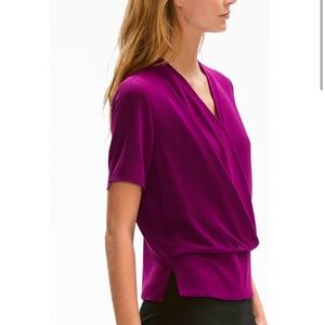 MM Lafleur Dani Top NWTs Deep Plum Blouse